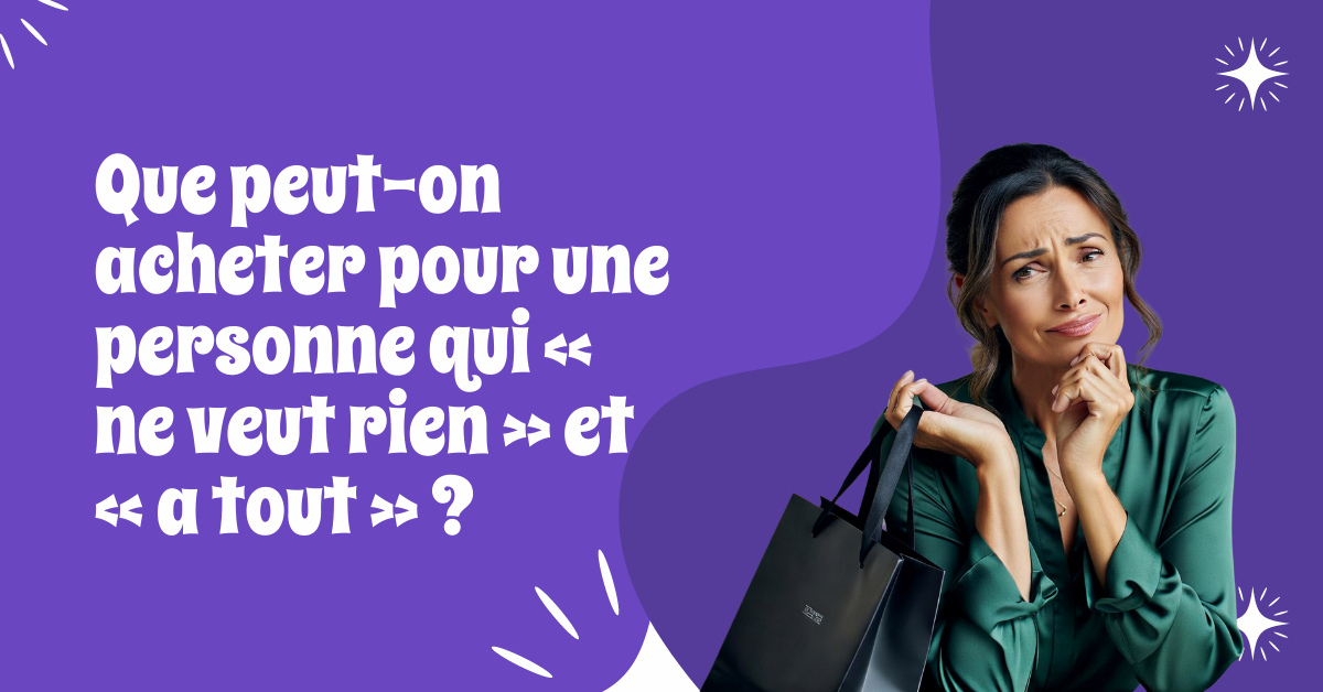 Personne pensive cherchant l'inspiration pour un cadeau destiné à quelqu'un qui ne veut rien
