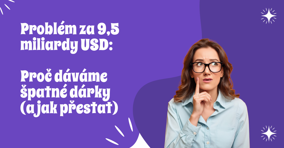 Femme réfléchissant au choix d'un cadeau - illustration du problème des mauvais cadeaux à 9,5 milliards de dollars