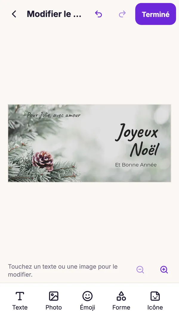 Capture d’écran de l’application GiftWeGo: Un bon modifié du bout des doigts