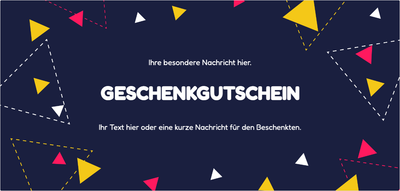 Gutscheinvorlage – Feiern & Anlässe (konfetti, party, feier)