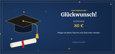 Gutscheinvorlage – Feiern & Anlässe (abschluss, abitur, diplom, schule)