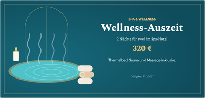 Gutscheinvorlage – Wellness & Beauty (spa, wellness, hotel, auszeit)
