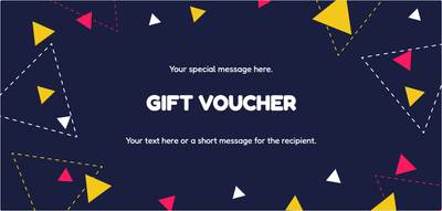 Gift voucher template – Celebrations (confetti, party, celebration)