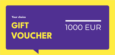 Gift voucher template – Universal (your, choice, shop, value)