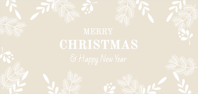Gift voucher template – Christmas & winter (christmas, new, year, elegant)
