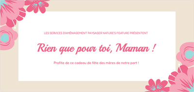 Modèle de bon cadeau – Fêtes (fête, des, mères, maman)