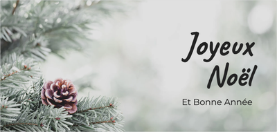 Modèle de bon cadeau – Noël & hiver (noël, sapin, pomme, de)