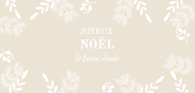 Modèle de bon cadeau – Noël & hiver (noël, nouvel, an, élégant)