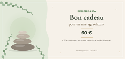 Créez votre propre bon cadeau de Noël – Massage ou spa