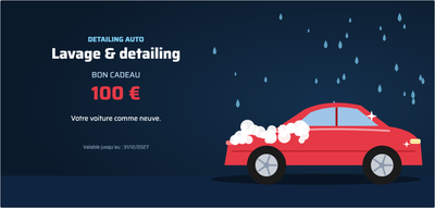 Modèle de bon cadeau – Boutiques & services (lavage, voiture, detailing)