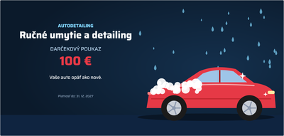 Šablóna darčekového poukazu – Obchody a služby (umývanie, auta, detailing, autokozmetika)